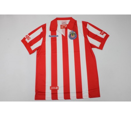 Chivas Guadalajara 2008 Home White&Red Soccer Jersey